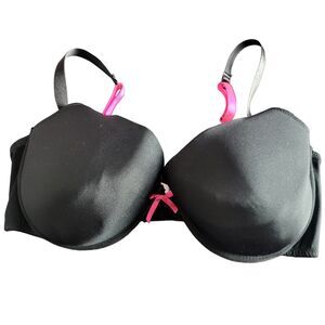 Love Affair Lightly Lined Underwired Bra 42D Womens Black Pink Adjustable Straps